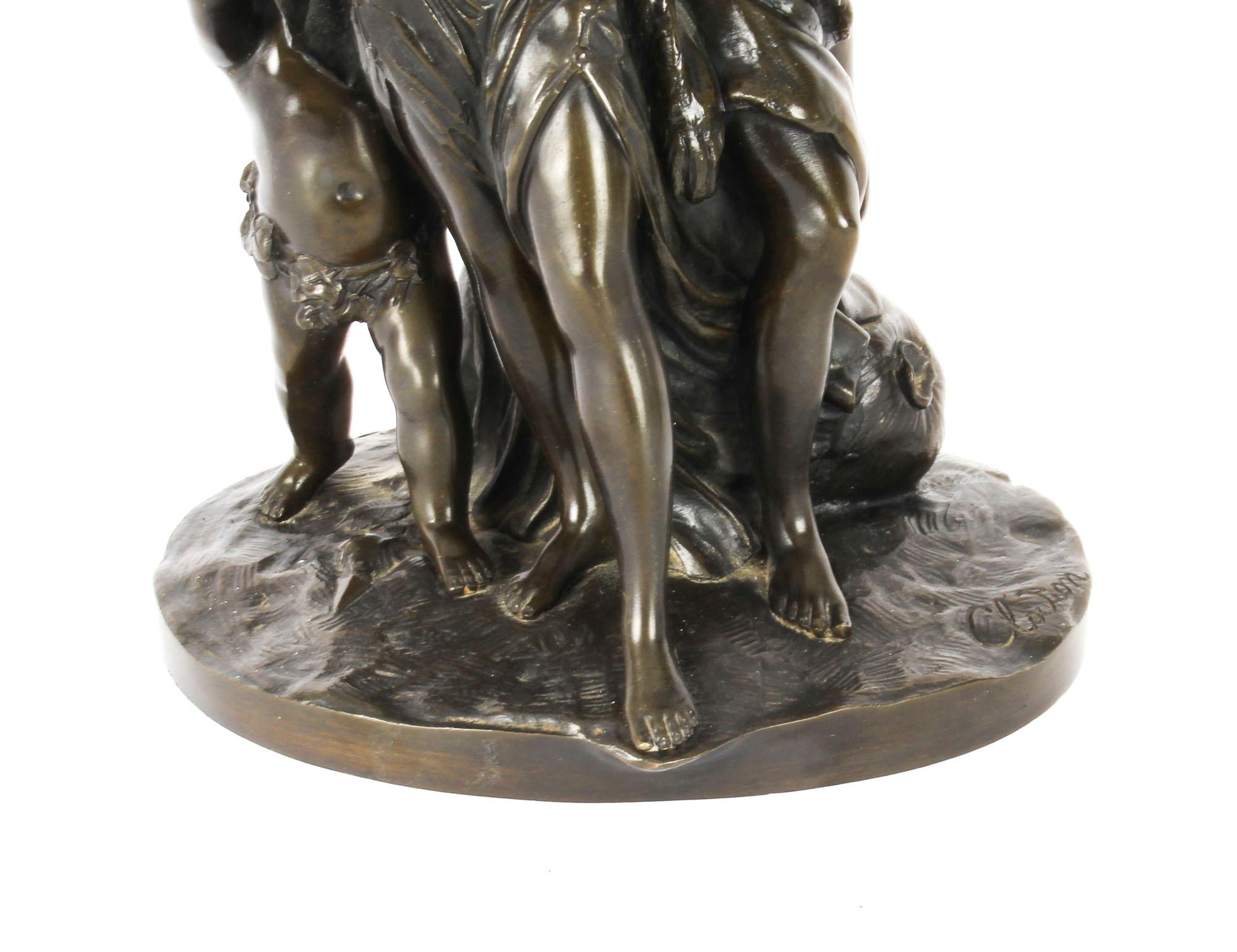 Mid-19th Century Antique Bronze Sculpture 