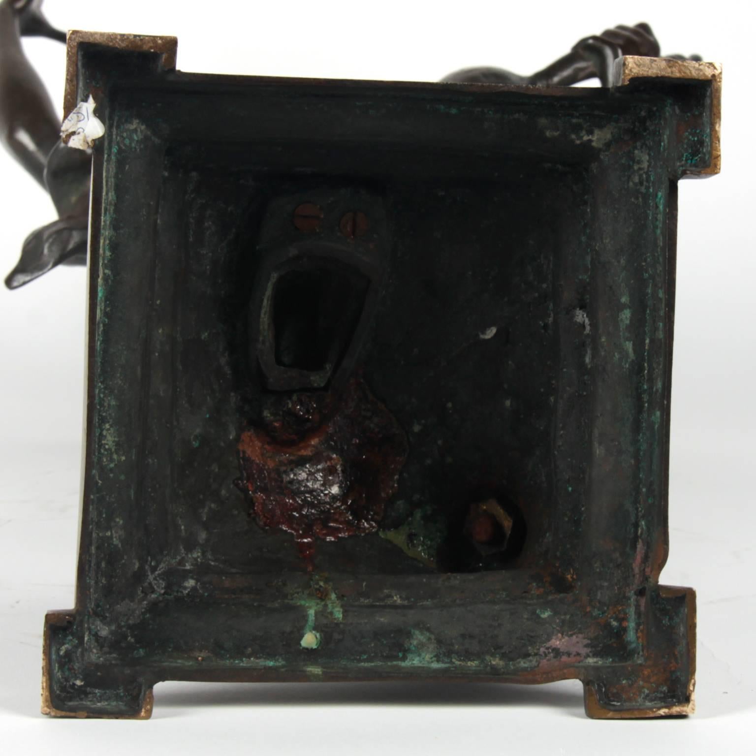 20th Century Antique Bronze Sculpture, Signed on Base, G.Devreese