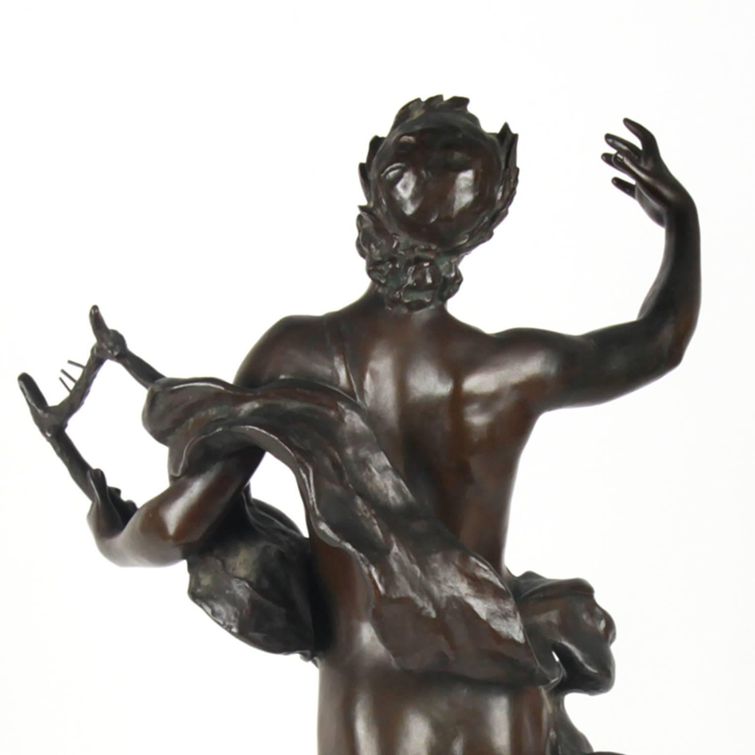 Antique Bronze Sculpture, Signed on Base, G.Devreese 2