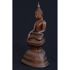Antique Bronze Shan Buddha from Burma Original Buddhas
