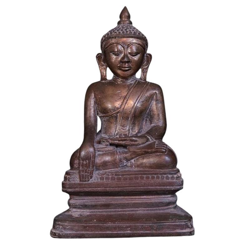 Antique Bronze Shan Buddha Statue from Burma