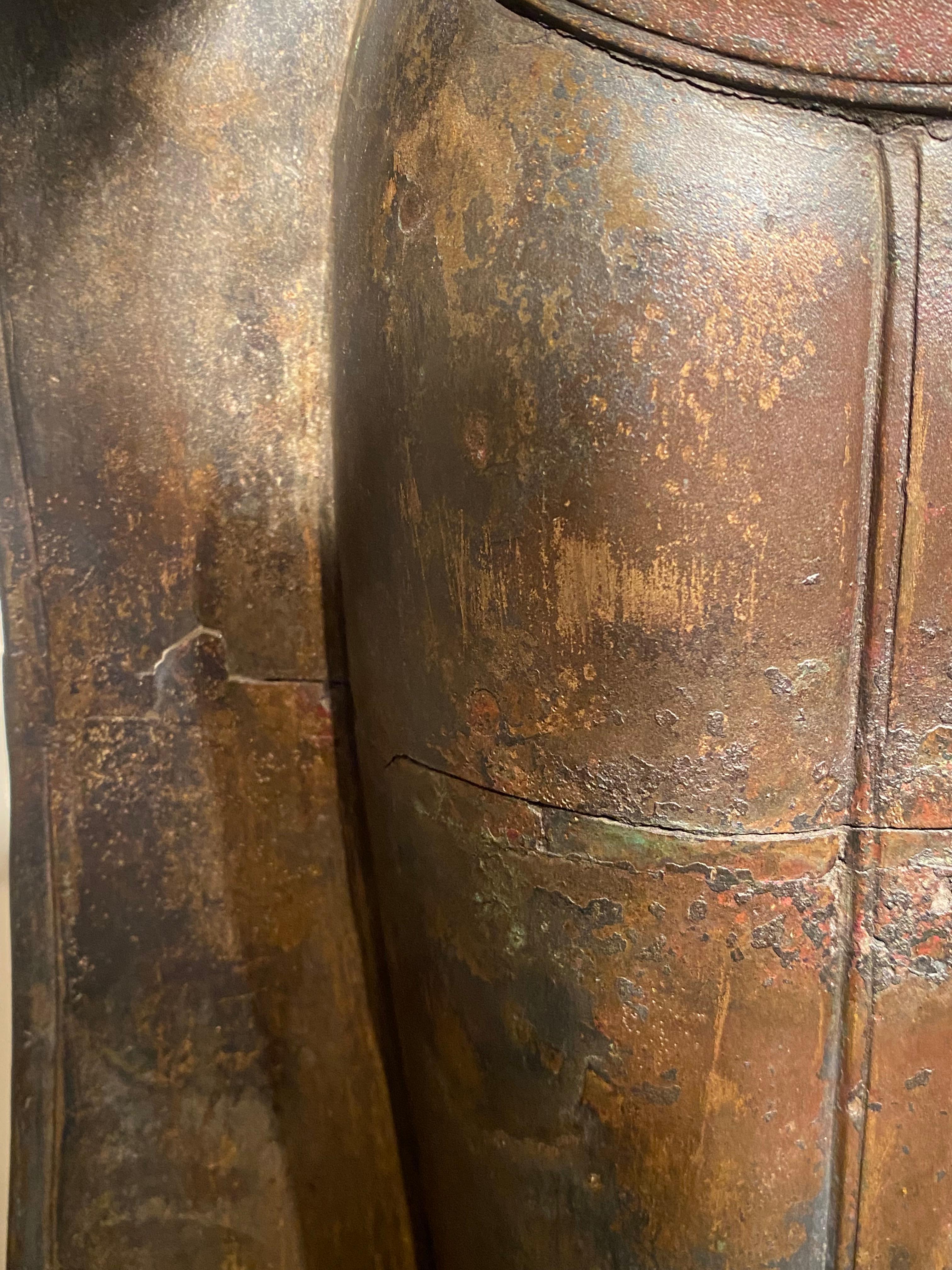 Antique Bronze Standing Buddha For Sale 3