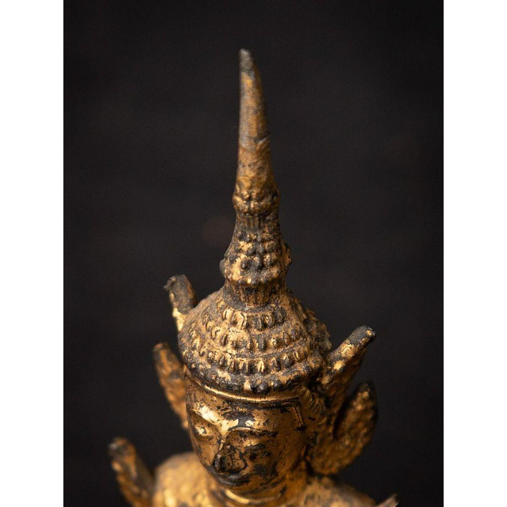 Statue de Bouddha thaïlandais en bronze ancien de Thaïlande en vente 8