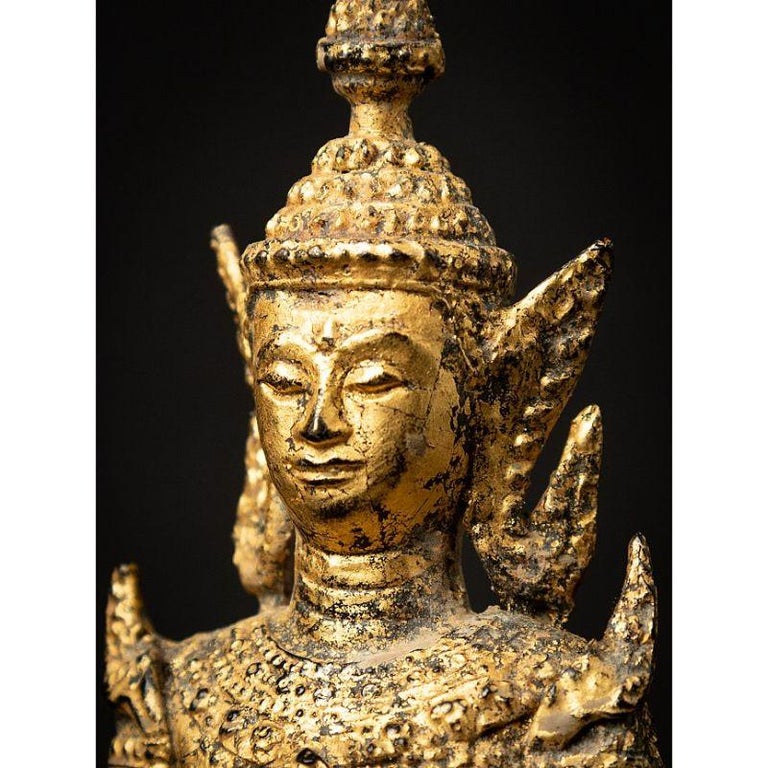 Antique Bronze Thai Buddha Statue from Thailand For Sale at 1stDibs