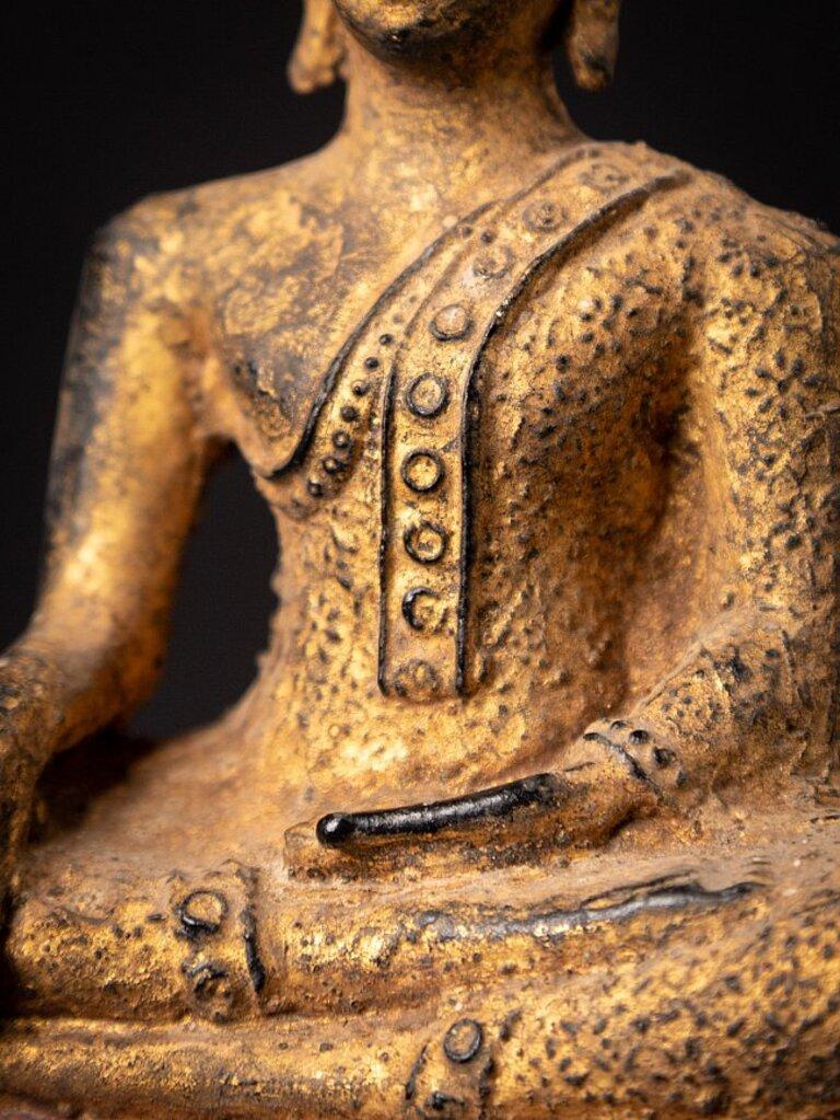 Antique Bronze Thai Buddha Statue from Thailand 12