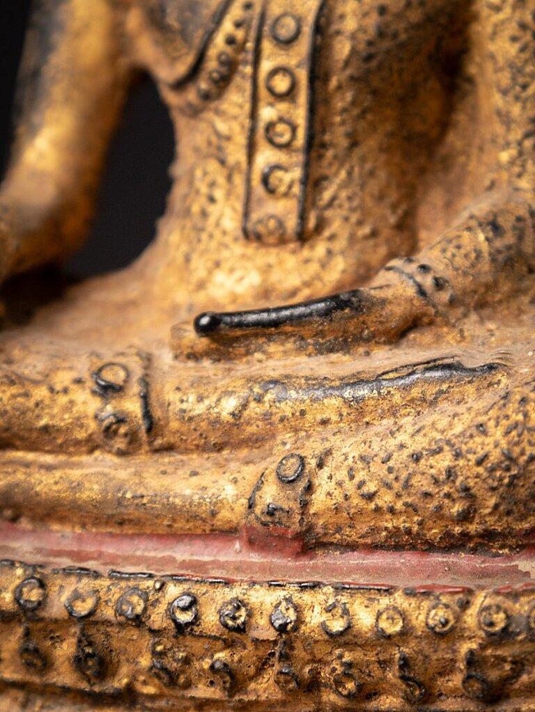 Antique Bronze Thai Buddha Statue from Thailand 14