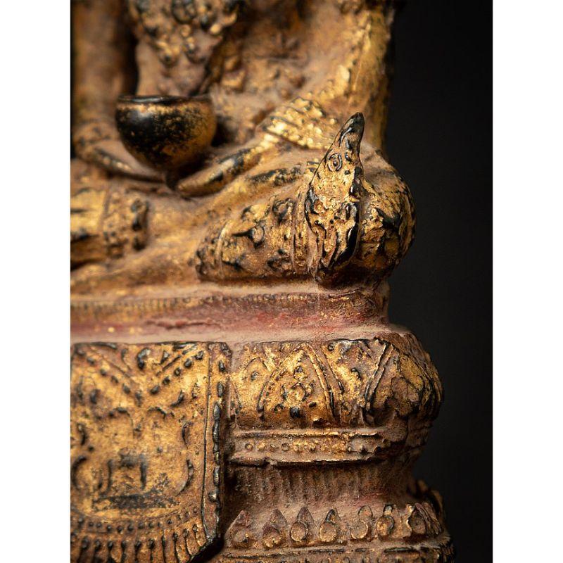 Antique Bronze Thai Buddha Statue from Thailand 15