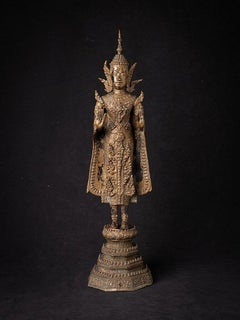 Statue de Bouddha thaïlandais en bronze ancien de Thaïlande