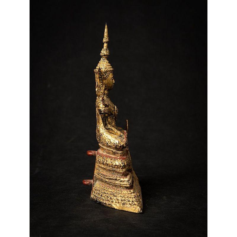 Antique Bronze Thai Buddha Statue from Thailand For Sale 1
