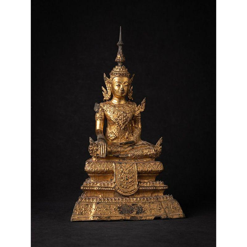 Antique Bronze Thai Buddha Statue from Thailand 1