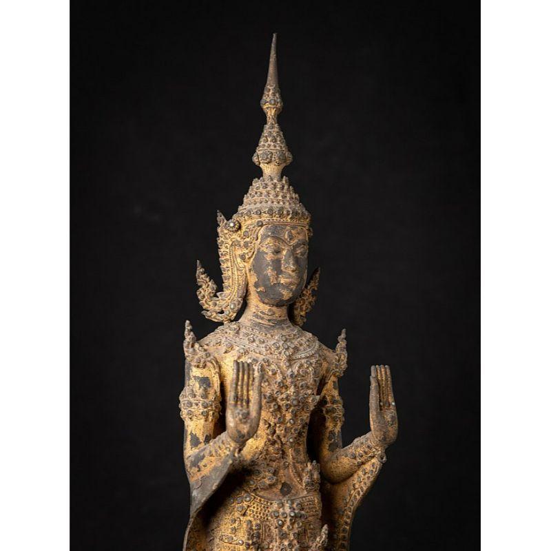 Antique Bronze Thai Buddha Statue from Thailand 3