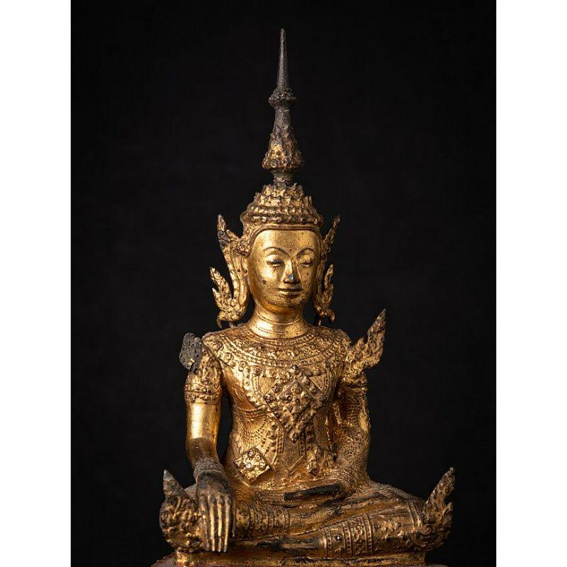 Antique Bronze Thai Buddha Statue from Thailand 2