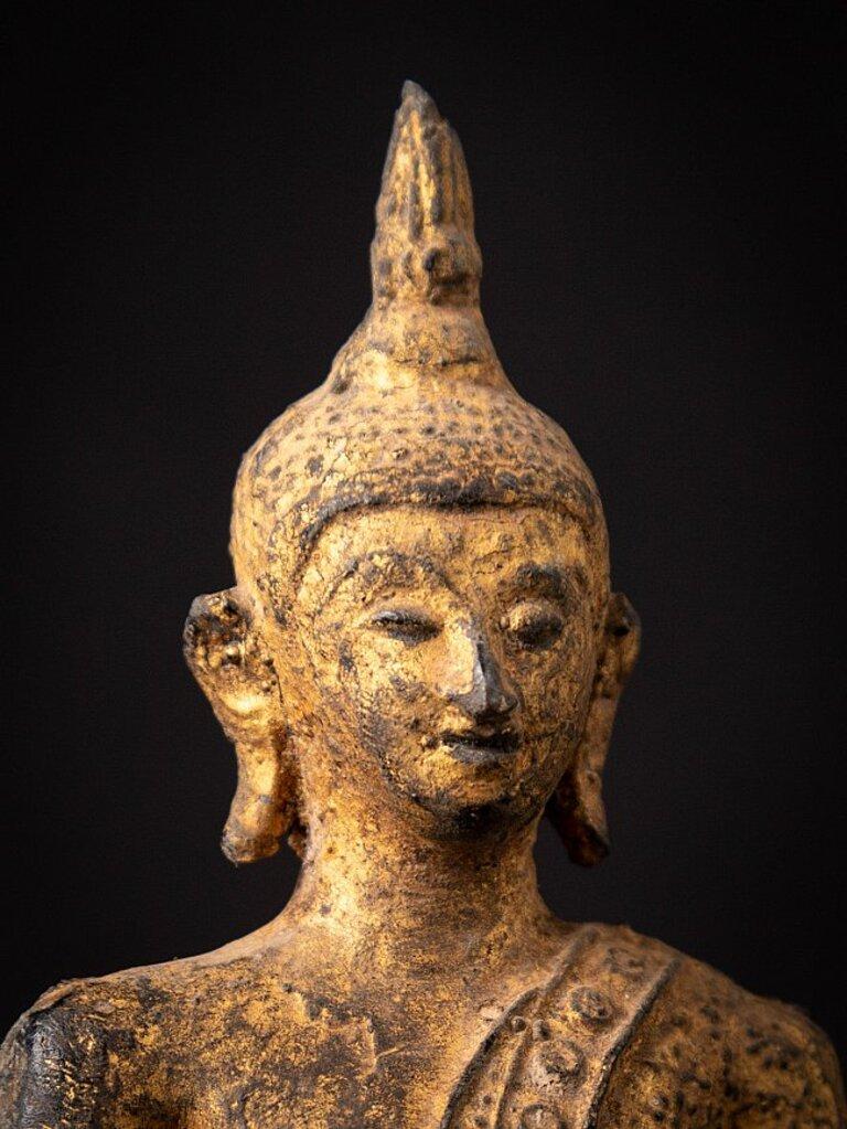 Antique Bronze Thai Buddha Statue from Thailand 4