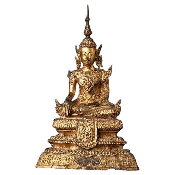 Statue de Bouddha thaïlandais en bronze ancien de Thaïlande