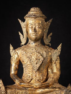 Antique Bronze Thai Rattanakosin Buddha from Thailand