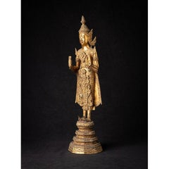 Antique Bronze Thai Rattanakosin Buddha from Thailand