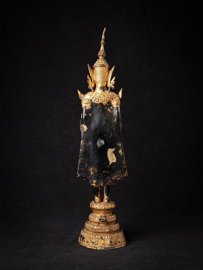 19th Century Antique bronze Thai Rattanakosin Buddha from Thailand For Sale