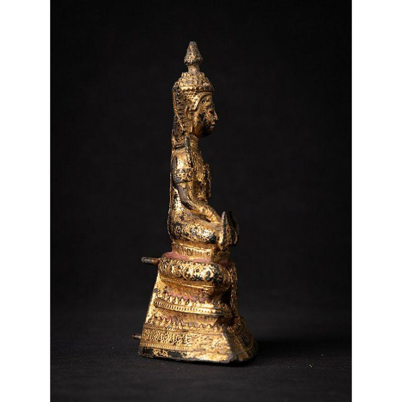 19th Century Antique bronze Thai Rattanakosin Buddha from Thailand For Sale