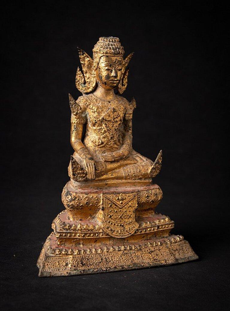 Bronze Bouddha thaïlandais ancien en bronze de Rattanakosin de Thaïlande en vente