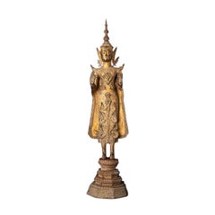 Antique Bronze Thai Rattanakosin Buddha from Thailand