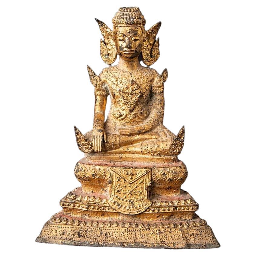 Bouddha thaïlandais ancien en bronze de Rattanakosin de Thaïlande en vente