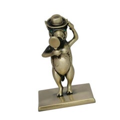 Antique Bronze "The Year Of The Boar" by John Landrum Bryant