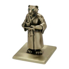 Antique Bronze "The Year Of The Tiger" by John Landrum Bryant