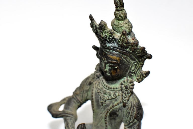 Antique Bronze Tibetan Couple Statue Vajrasattva Yab Yum at 1stDibs