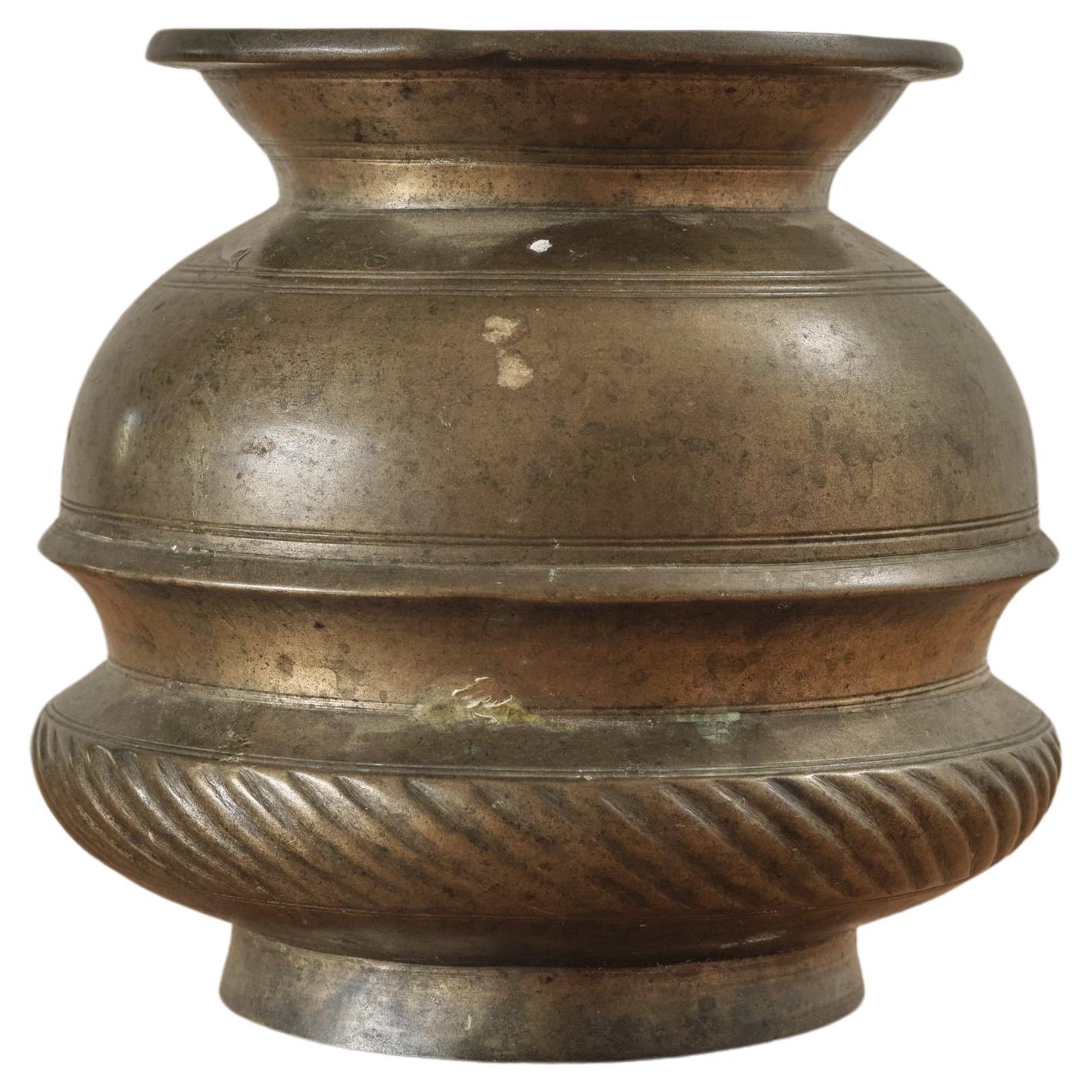 Antique Bronze Vase For Sale