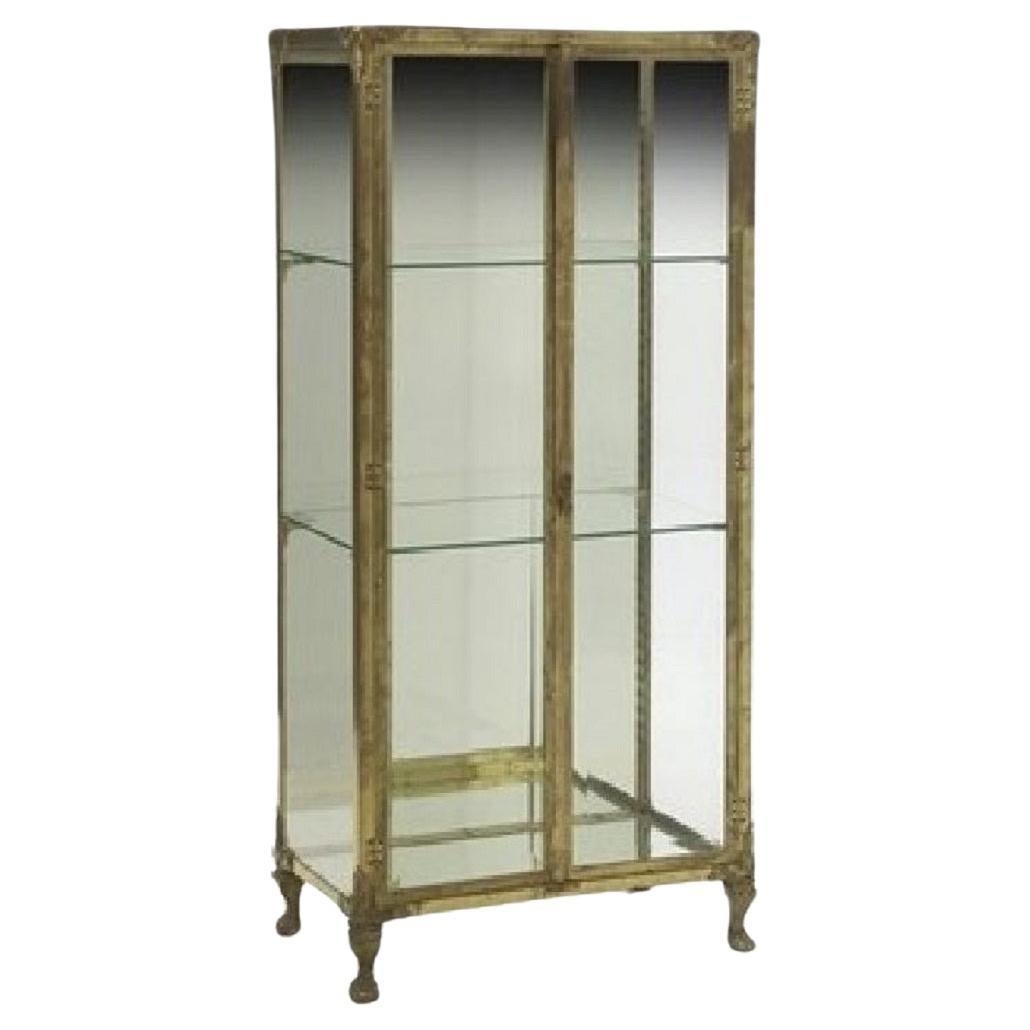 Vetrina in bronzo antico