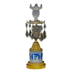 Antique Bronze Wedgwood Candleholders