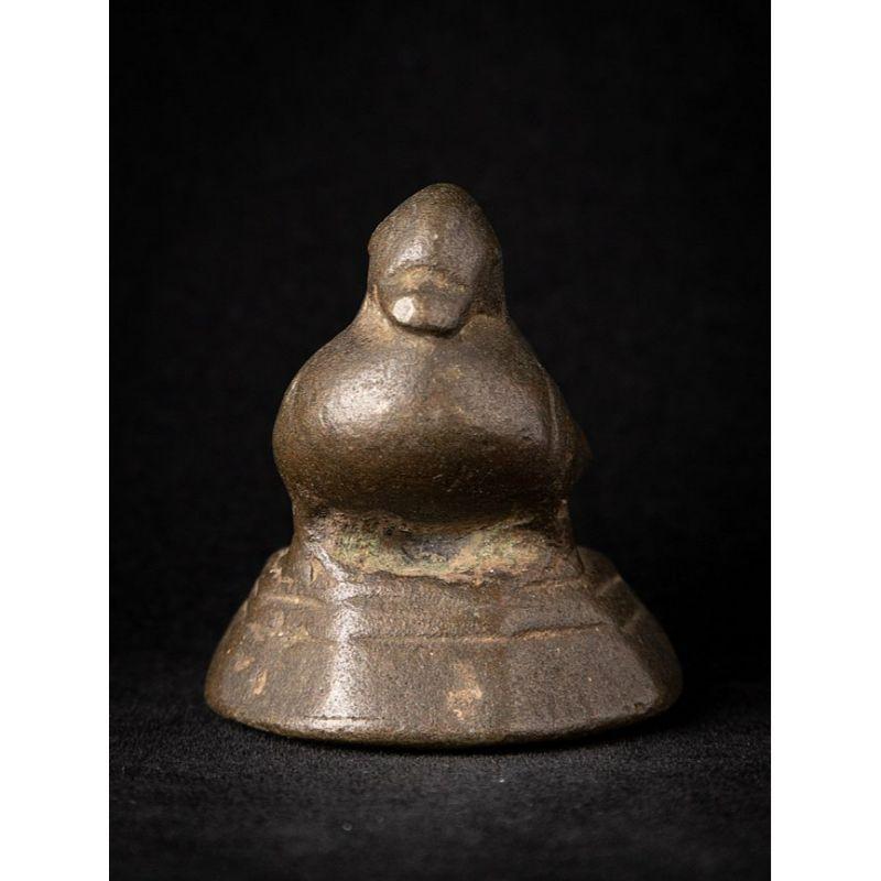 19th Century Antique Bronzen Opium Weight from Burma For Sale