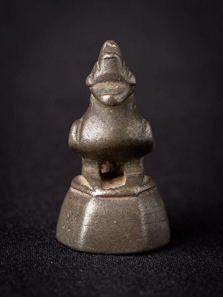 Antique Bronzen Opium Weight from Burma In Good Condition For Sale In DEVENTER, NL
