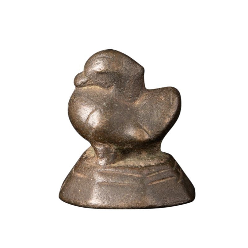 Antique Bronzen Opium Weight from Burma For Sale