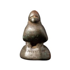 Antikes Opiumgewicht aus Bronze aus Birma