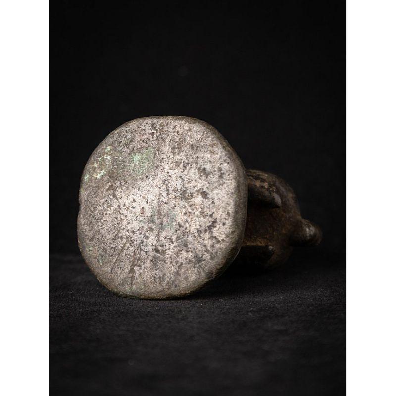 Antique Bronzen Opiumweight from Burma For Sale 6