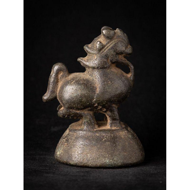 Burmese Antique Bronzen Opiumweight from Burma For Sale