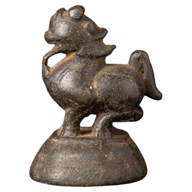 Antique Bronzen Opiumweight from Burma For Sale