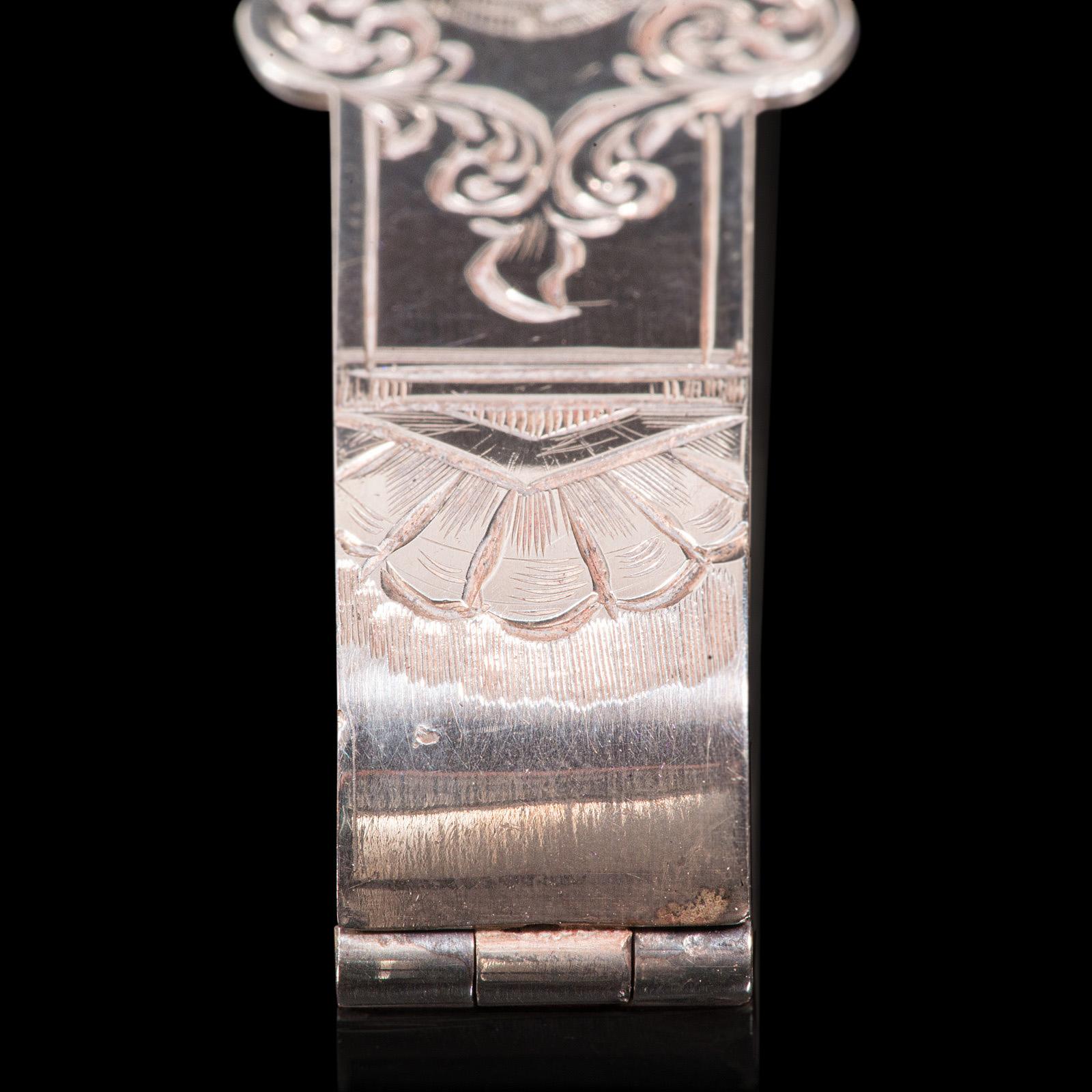 Antike Brosche und Schal-Clip-Set, schottisch, Silber, viktorianisch, um 1890 im Angebot 6