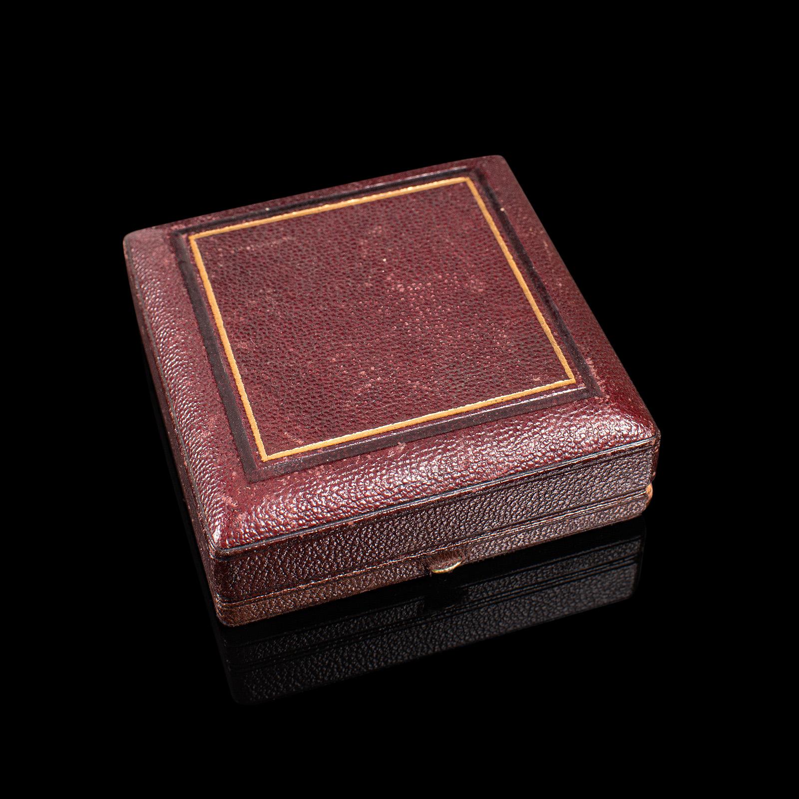 Dies ist eine antike Brosche und Schal-Clip-Set. Ein schottisches, silbernes Schmuck- oder Accessoire-Set aus der späten viktorianischen Zeit, ca. 1890.

Wunderschönes Set aus antiken schottischen Silberstücken in einer Schachtel
Mit