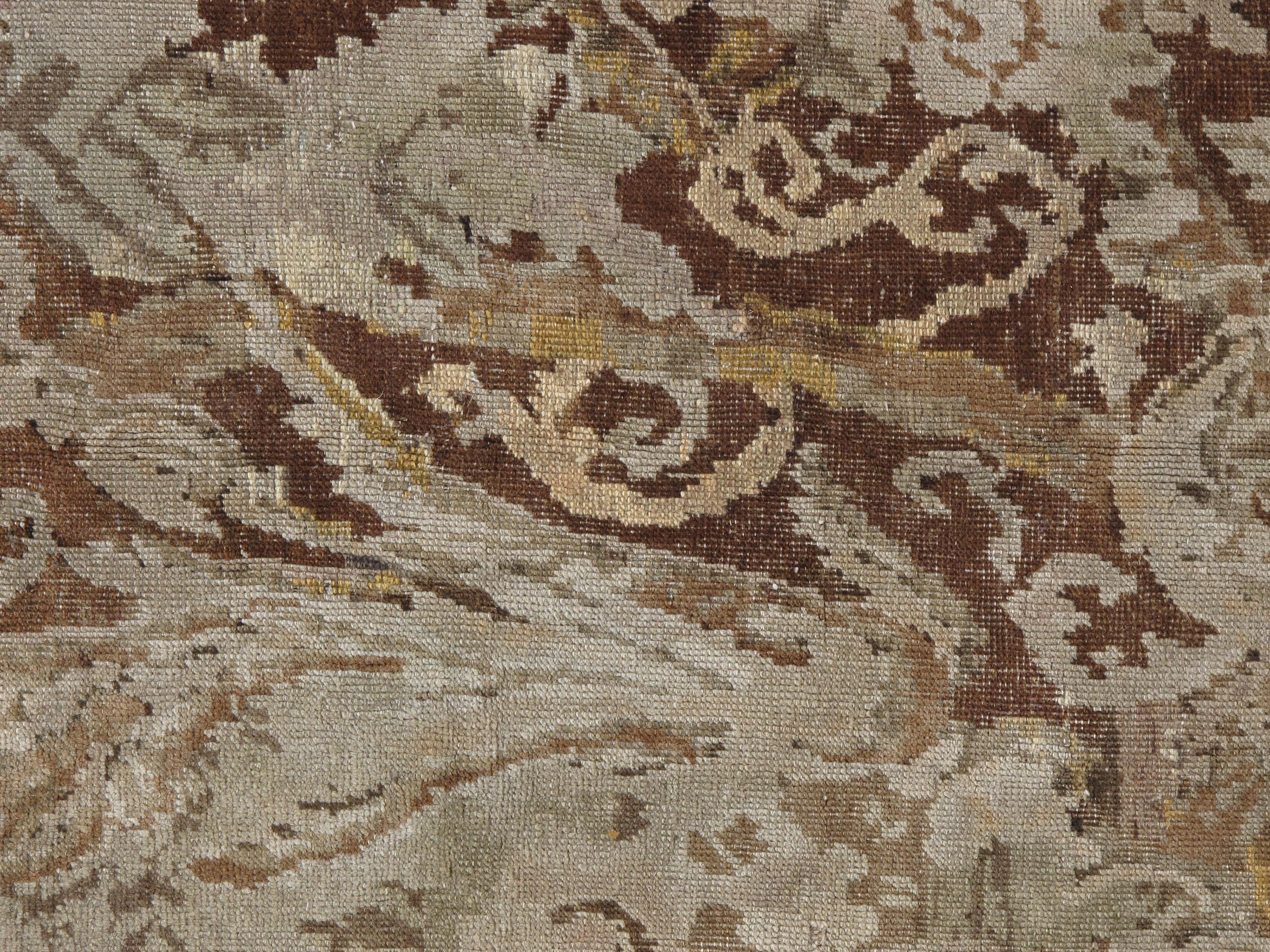 XIXe siècle Runner Karabagh Antique Brown Caucasian 4'9 X 15'4 en vente