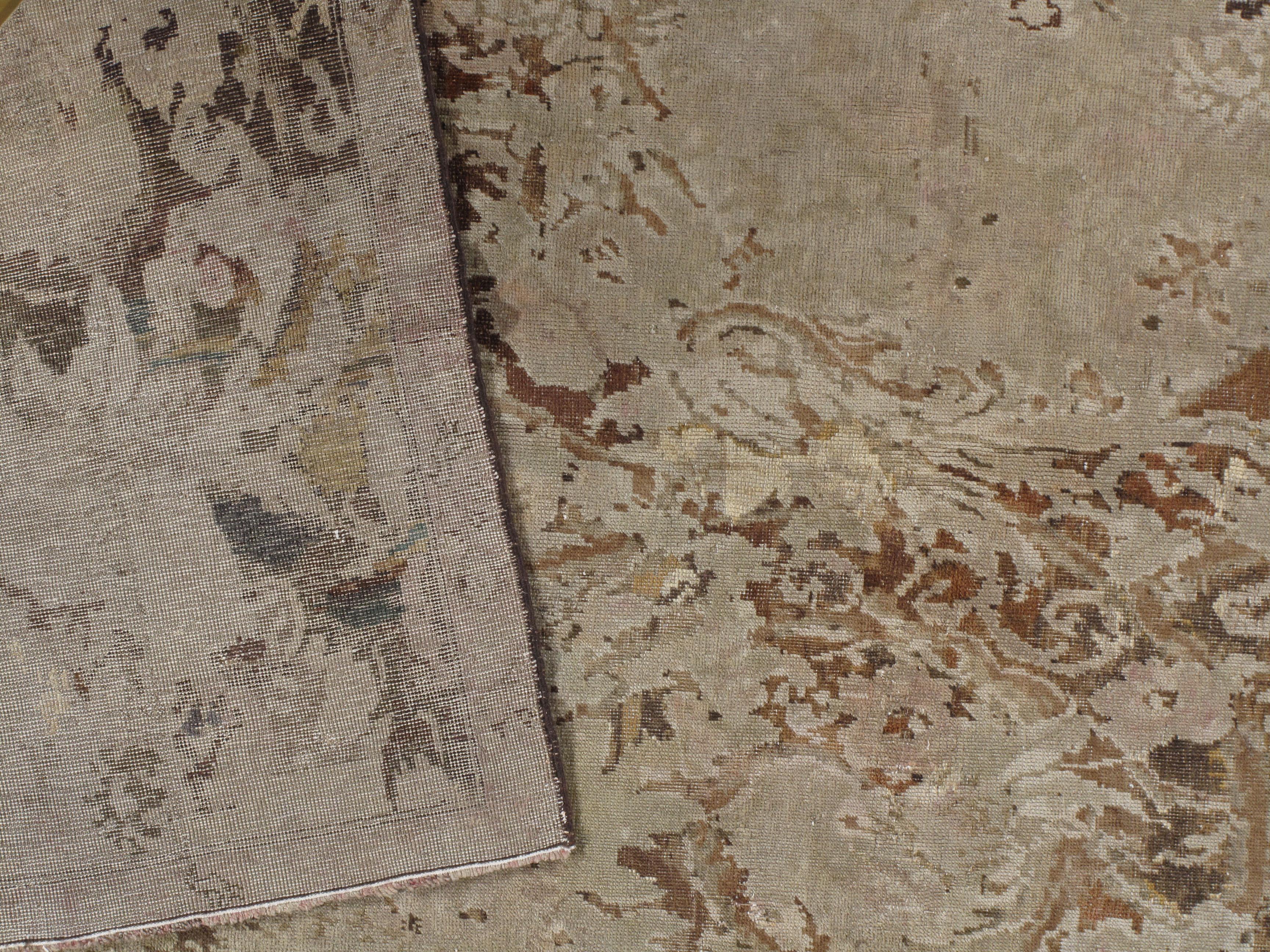Runner Karabagh Antique Brown Caucasian 4'9 X 15'4 en vente 1