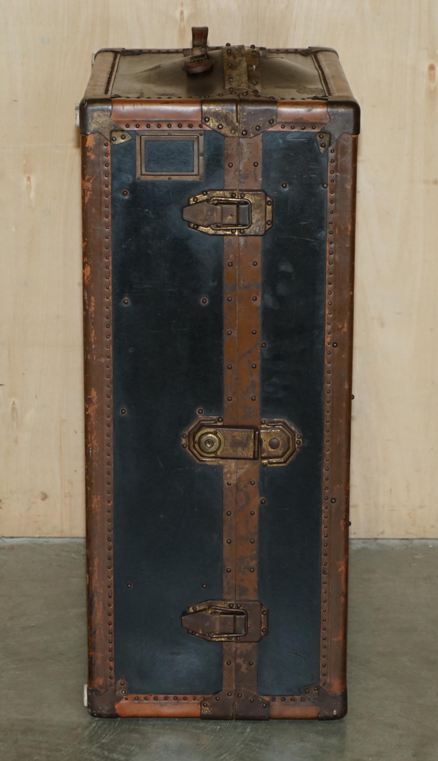 vintage steamer wardrobe trunk