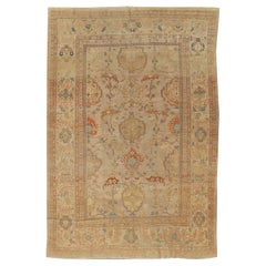 Antique Brown Persian Ziegler Rug 8'x11'8