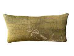 Antique Brussels Tapestry Pillow, 17th Century Baroque