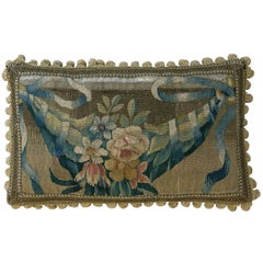 Antique Brussels Tapestry Pillow, circa 16th Century 1332p