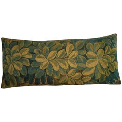 Antique Brussels Tapestry Pillow, circa 17th Century 1751p