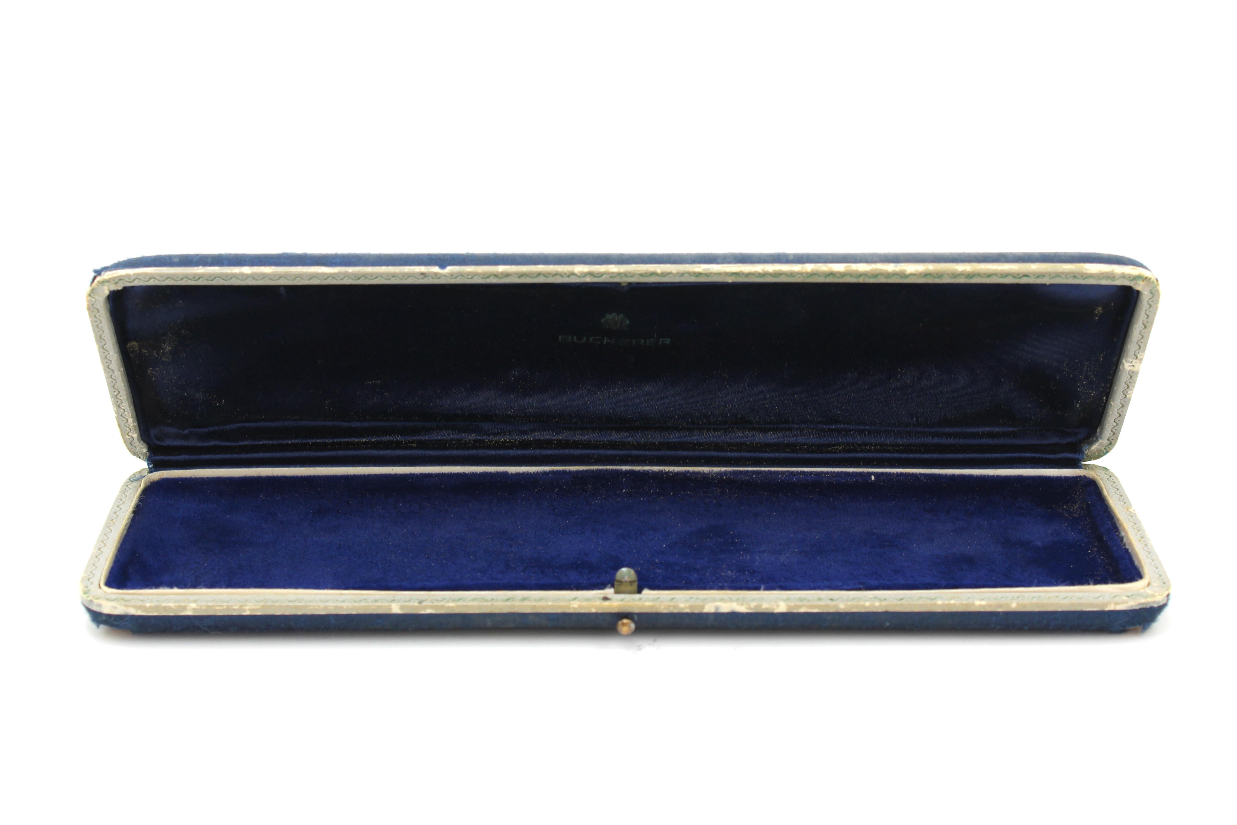 Mid-20th Century Antique Bucherer Watch / Bracelet Jewellery Box, Circa 1930's