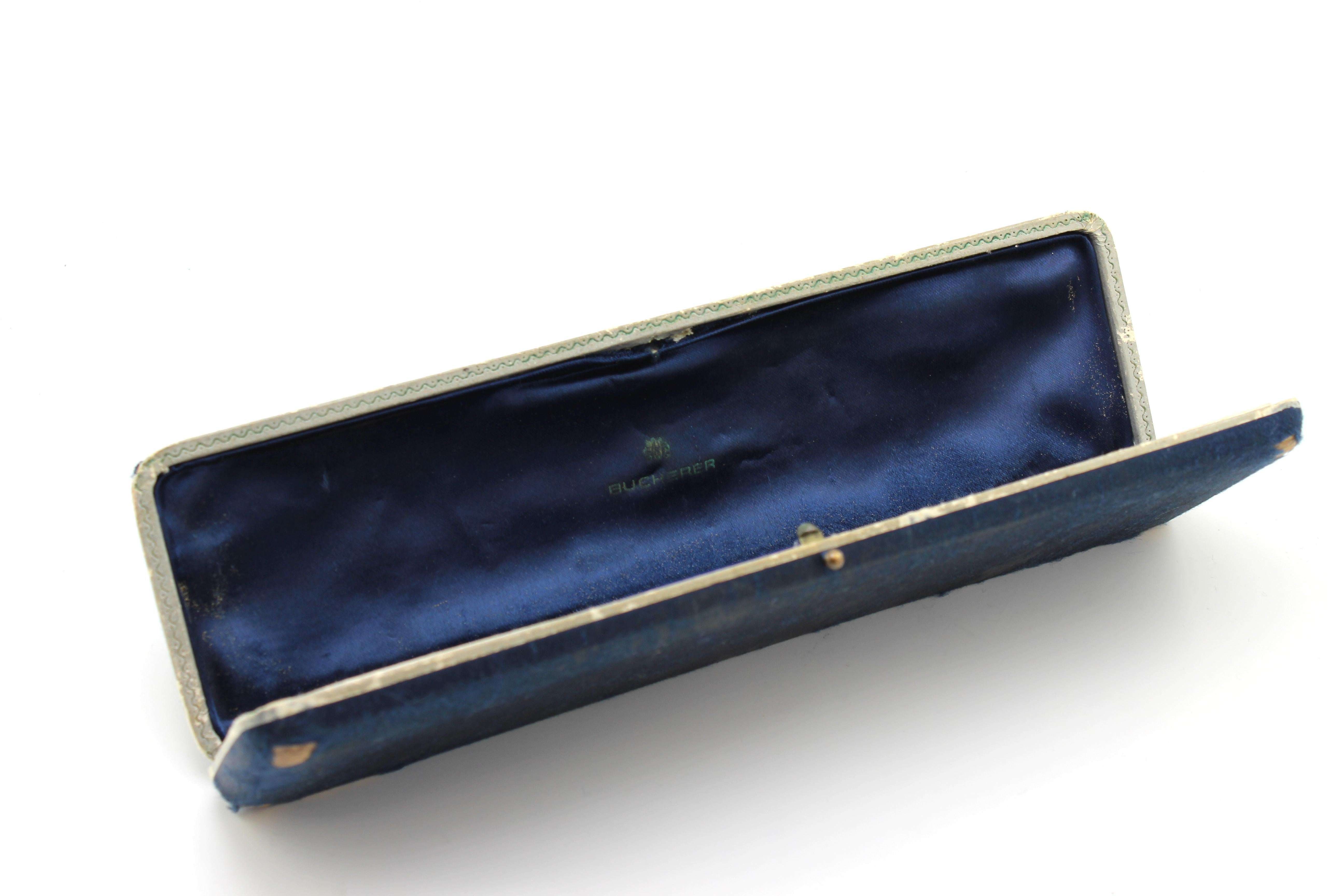 Antique Bucherer Watch / Bracelet Jewellery Box, Circa 1930's 1