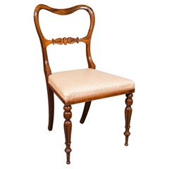 Used Buckle Back Chair, English, Drawing Room, Side Seat, Victorian, C.1840